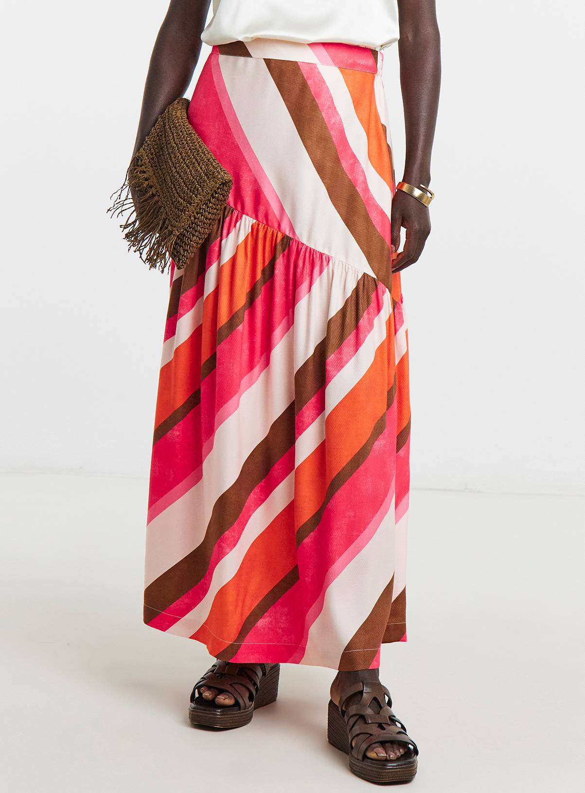JD WILLIAMS Asymmetric Seam Skirt 28 - Image 1